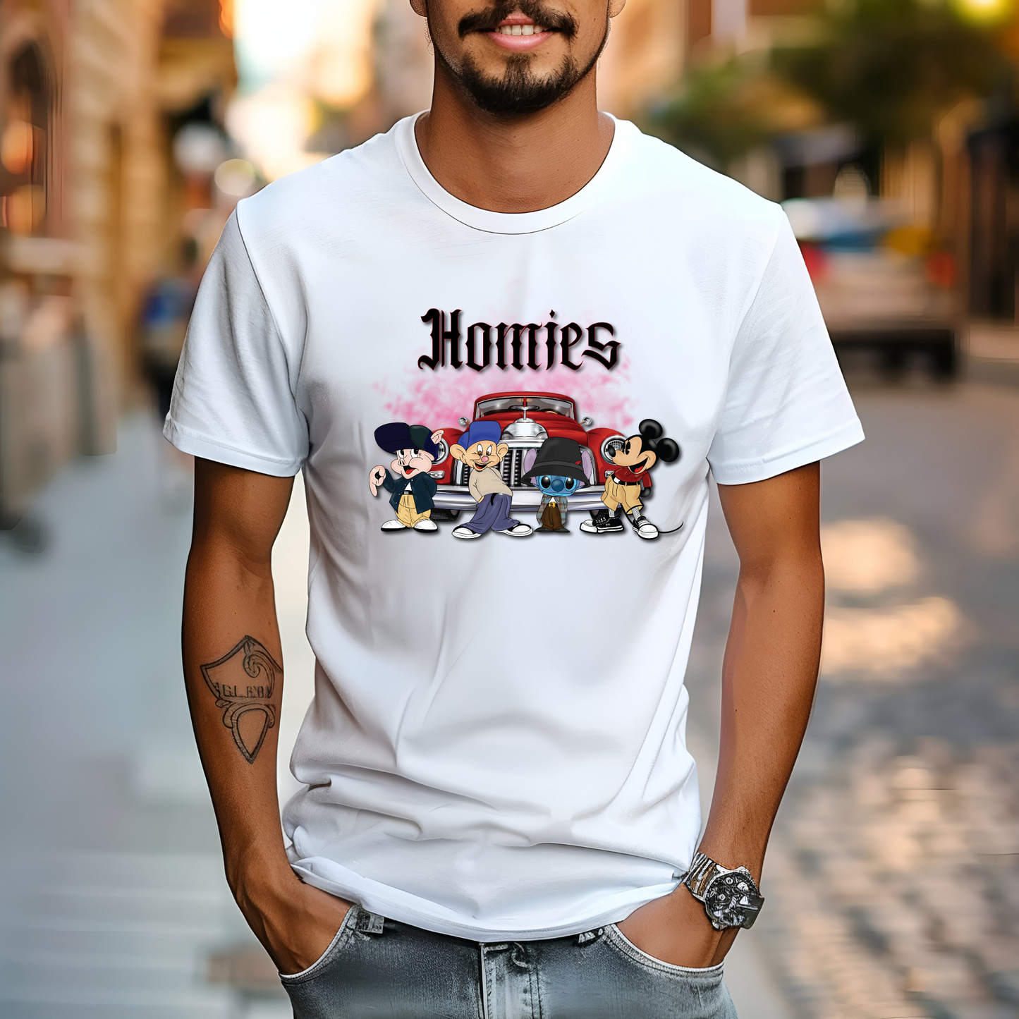 Homies, Homie Car Club T-Shirt, Character T- Shirt, Dad Gift, Fathers Day Gifts, Great for Brothers, Uncles and Friends