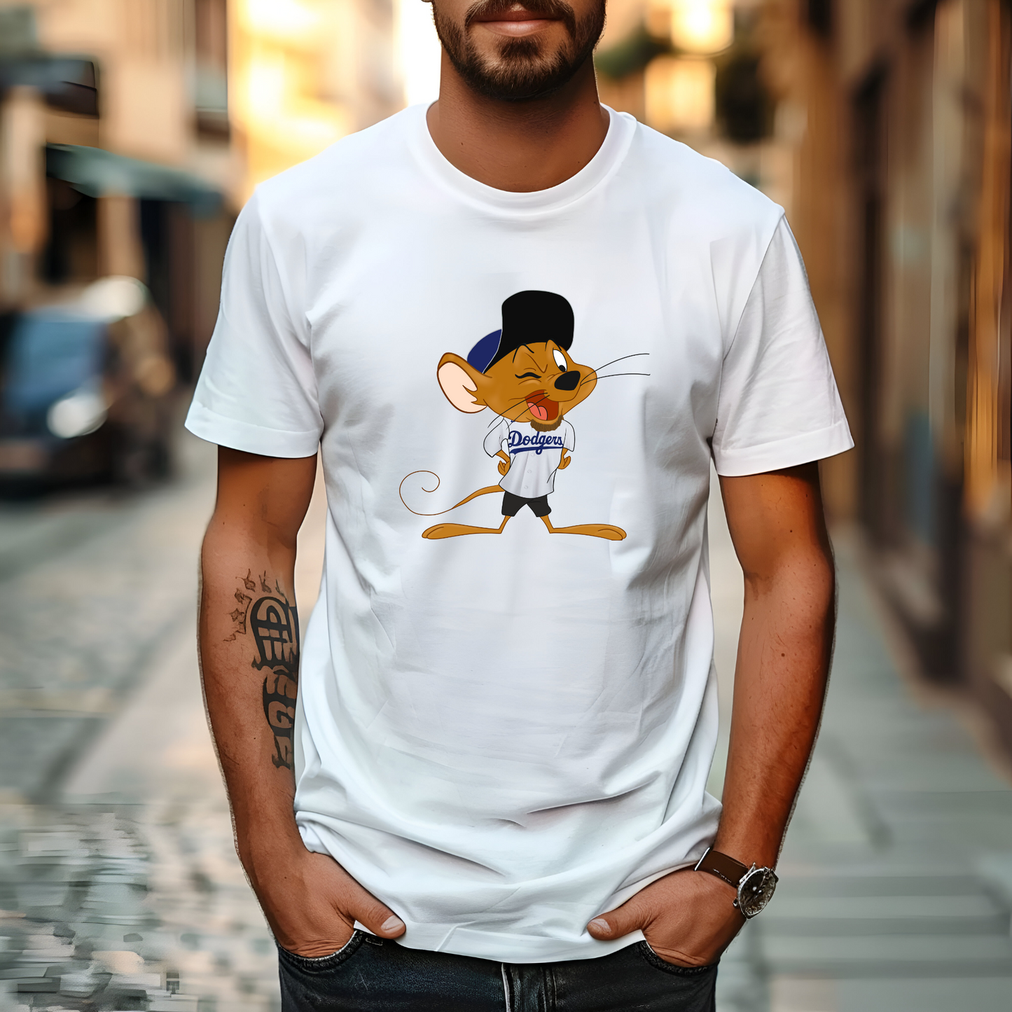 Speedy Mouse, Baseball T-Shirt, Speedy Gonzales Shirt, Dad Gift, Fathers Day Gifts, Great for Brothers, Uncles and Friends