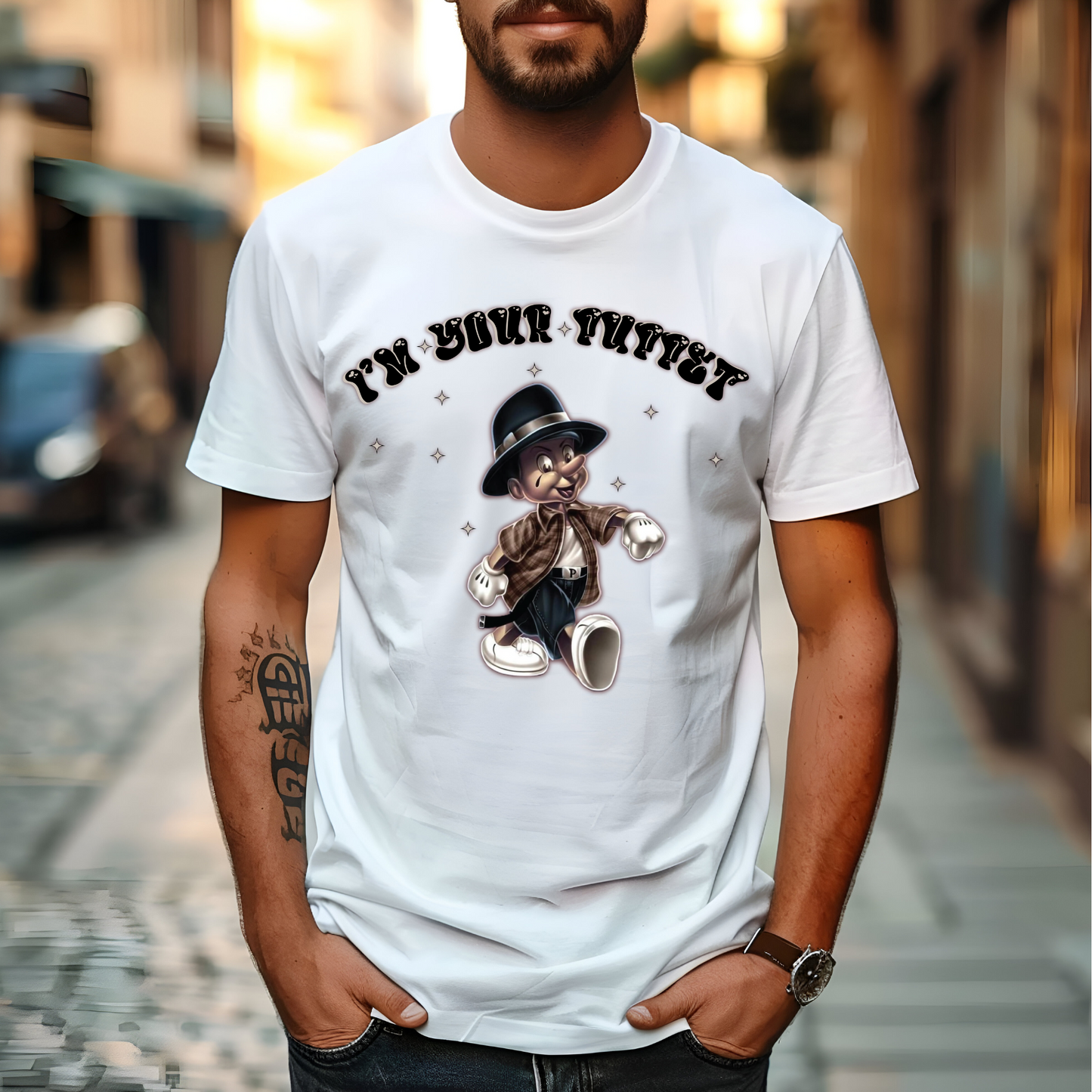I'm Your Puppet, Cholo Puppet T-Shirt, Cholo Pinoccio Shirt, Dad Gift, Fathers Day Gifts, Great for Brothers, Uncles and Friends